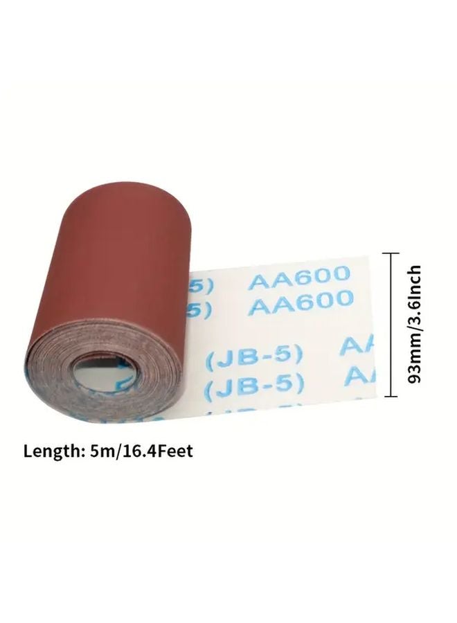5M 196 85inch 1000 Sandpaper Roll Wet Dry Wood Metal Car Polishing Grinding - Image 3