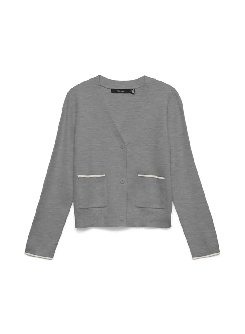 VERO MODA Contrast Knit Cardigan