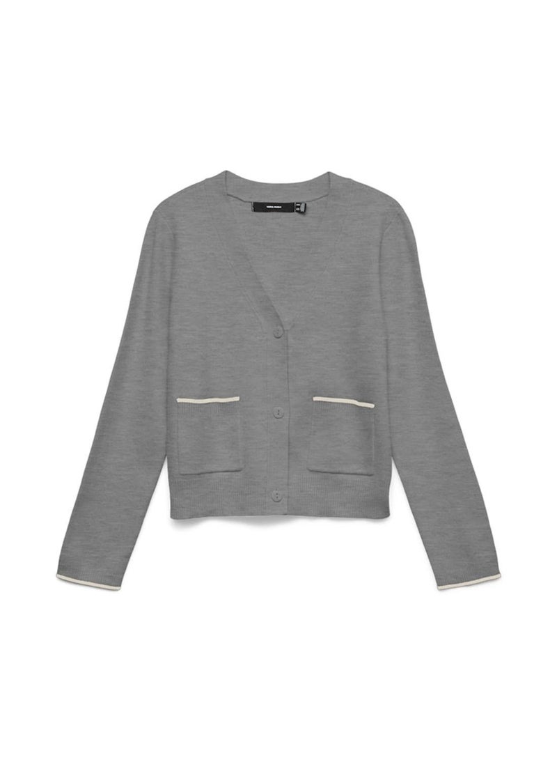 VERO MODA Contrast Knit Cardigan - Image 5