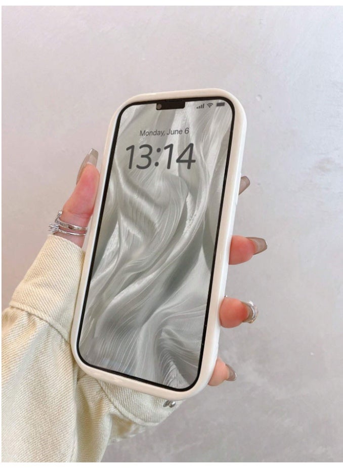 Protective case and cover for the iPhone 16 Pro Max, shock and scratch resistant, with white and gray back cover and beautiful English phrases. - Image 3