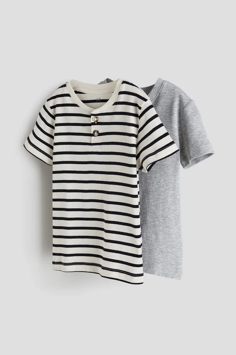 H&M Kids 2 Pack Striped T-Shirt