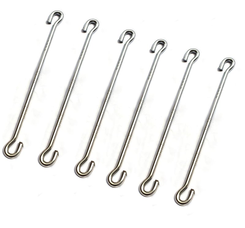 EVNCOM Swing Rod Metal Hanging Accessories Heavy Duty Multipurpose Use Rod for Swing Pack of 6 - Image 3