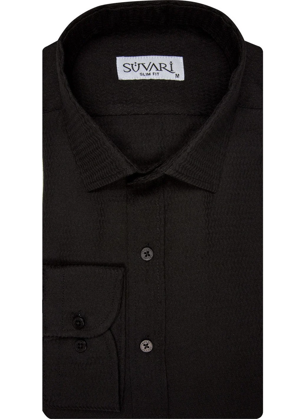 Süvari Slim Fit Armure Patterned Men's Shirt