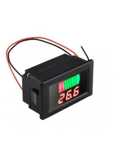 Generic SP ELECTRON 12V60V DC LeadAcid Digital Battery Capacity Indicator Charge Tester Voltmeter Pack of 2  - Image 2