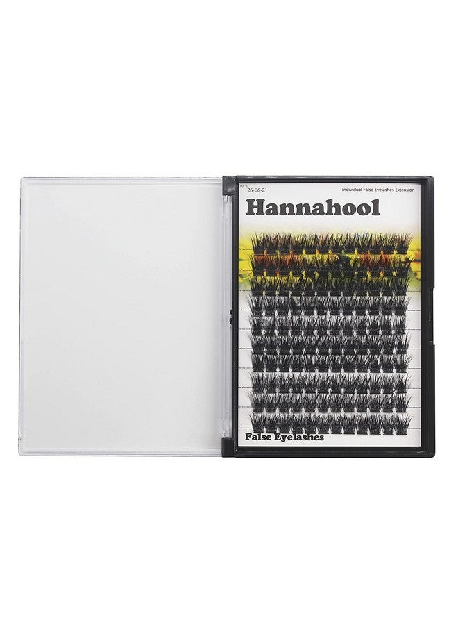 Hannahool Large Pack Wide Stem Cluster Eyelashes D Curl 1020Mm Available Handmade D Curl Wide Stem Individual False Eyelashes 5D Volume Diy Eye Lashes Extensions Beauty Tools (14Mm) - Image 5