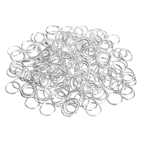 Excellentcrafts Metal Gold/Silver Jump Rings for Jewellery Making (Pack of 100 Pcs/200Pcs/300 Pcs) (Silver, 9mm) - Image 2
