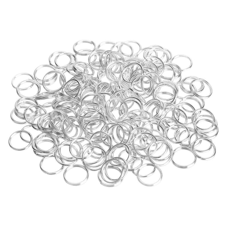 Excellentcrafts Metal Gold/Silver Jump Rings for Jewellery Making (Pack of 100 Pcs/200Pcs/300 Pcs) (Silver, 9mm) - Image 4