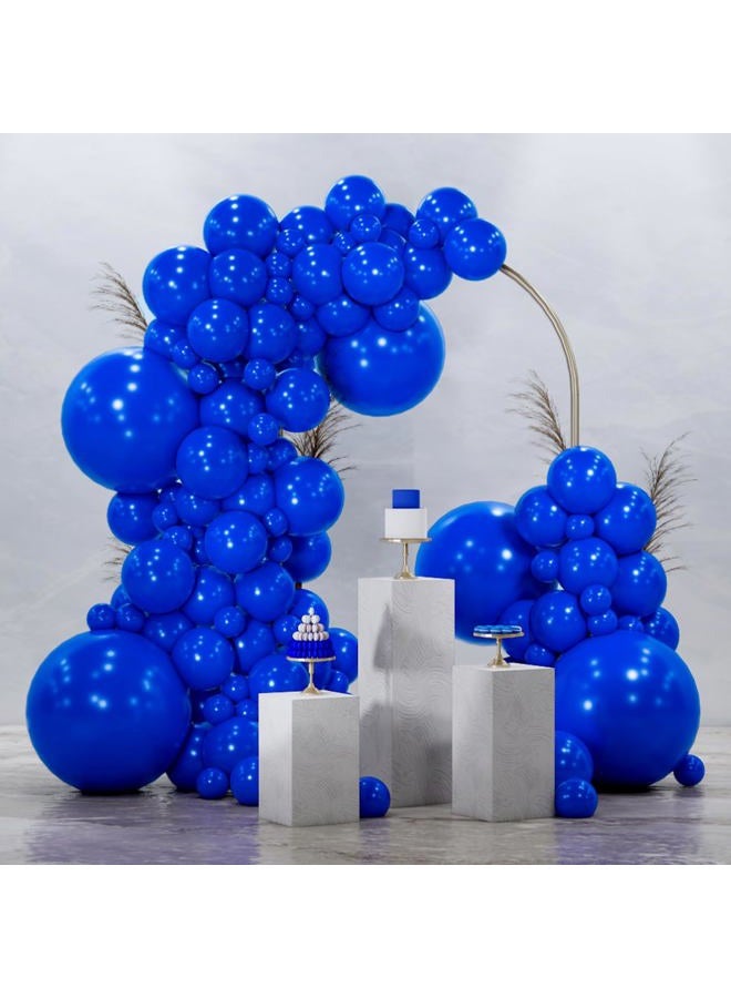 PartyWoo Royal Blue Balloons 145 pcs Different Sizes of 18 12 10 5 Inch Dark Blue Matte Balloon Arch Kit Garland for Graduation 4th of July Baby Shower Birthday Party Decorations Blue-Y59 - Image 1