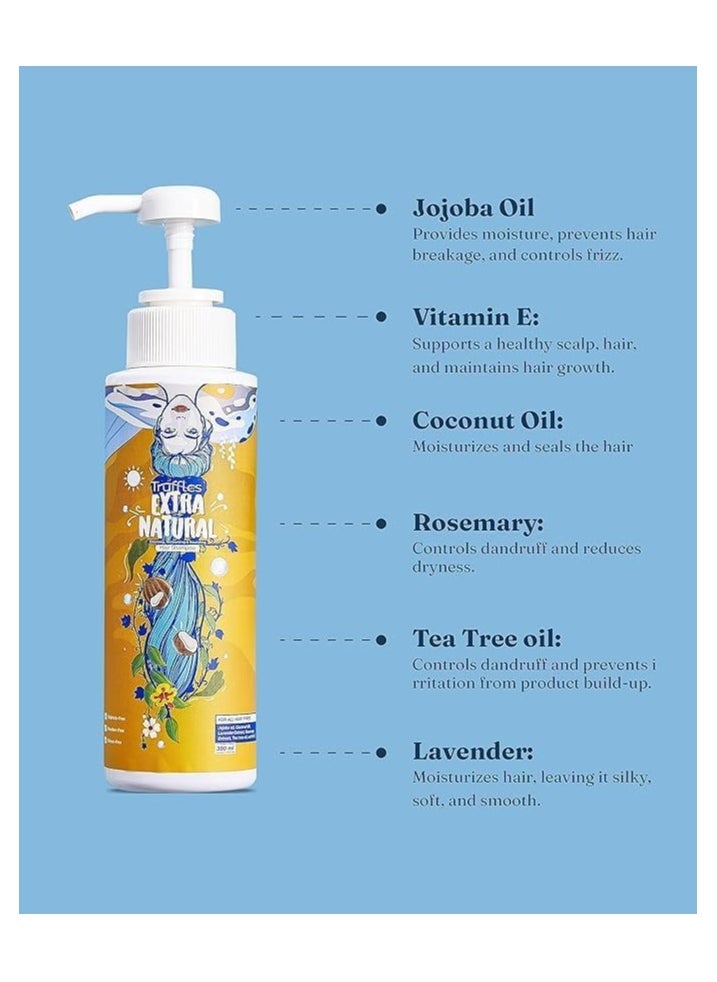 Truffles - Truffles Natural Shampoo for Curly Hair 380 ml - Image 1