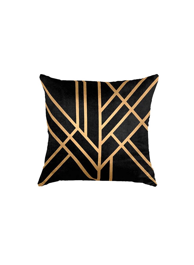 RIZARIES SuperSoft Black Art Deco Throw Cushion  - Image 2