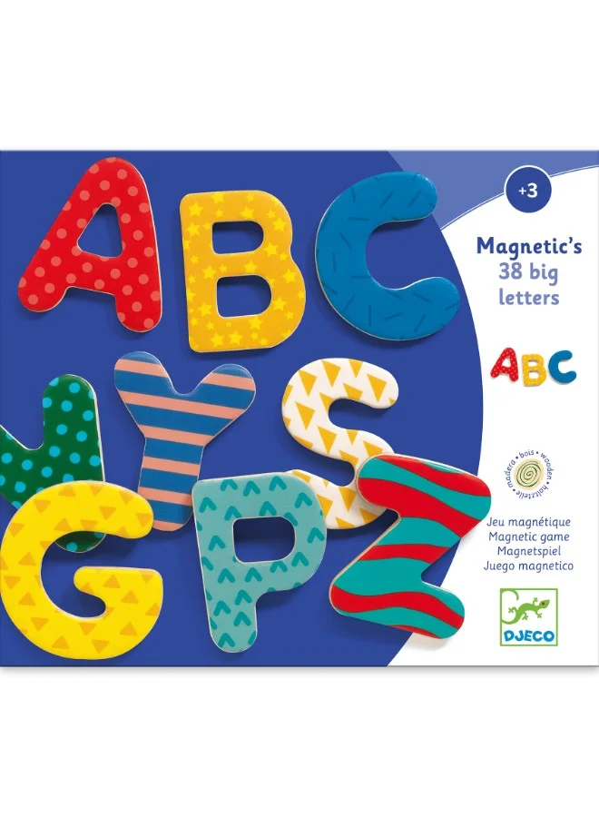DJECO Djeco Wooden Magnetic Letters