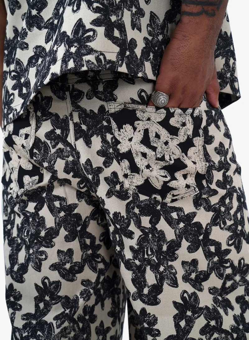 Sixth June Flower Oversized Short