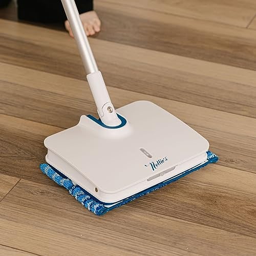 Nellie's Scrub & Polish Pads - Microfiber Design for Wow Mop & Wow Too - Dual Purpose Scrub & Polish System - Reusable Pads for Effortless Floor Cleaning - Machine Washable & Fragrance-Free Care - Image 4