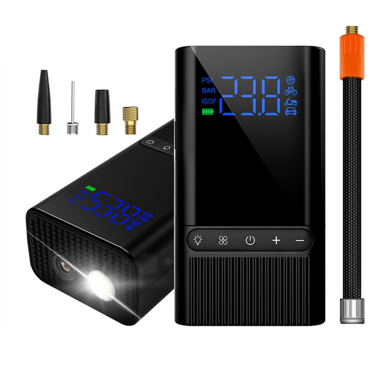 Air pump M09 Upgrade Version 4000mAh Car Tire Inflator Wireless Digital Portable Air Compressor Pump LED Lamp Rechargeable - Image 1