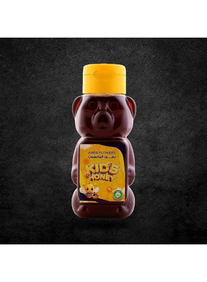 Oshba Natural Anise Flower Honey for Kids (300ml): The Gentle Digestive Soother & Throat Reliever in a Fun Bear Bottle for Sound Sleep & Healthy Growth - Image 2