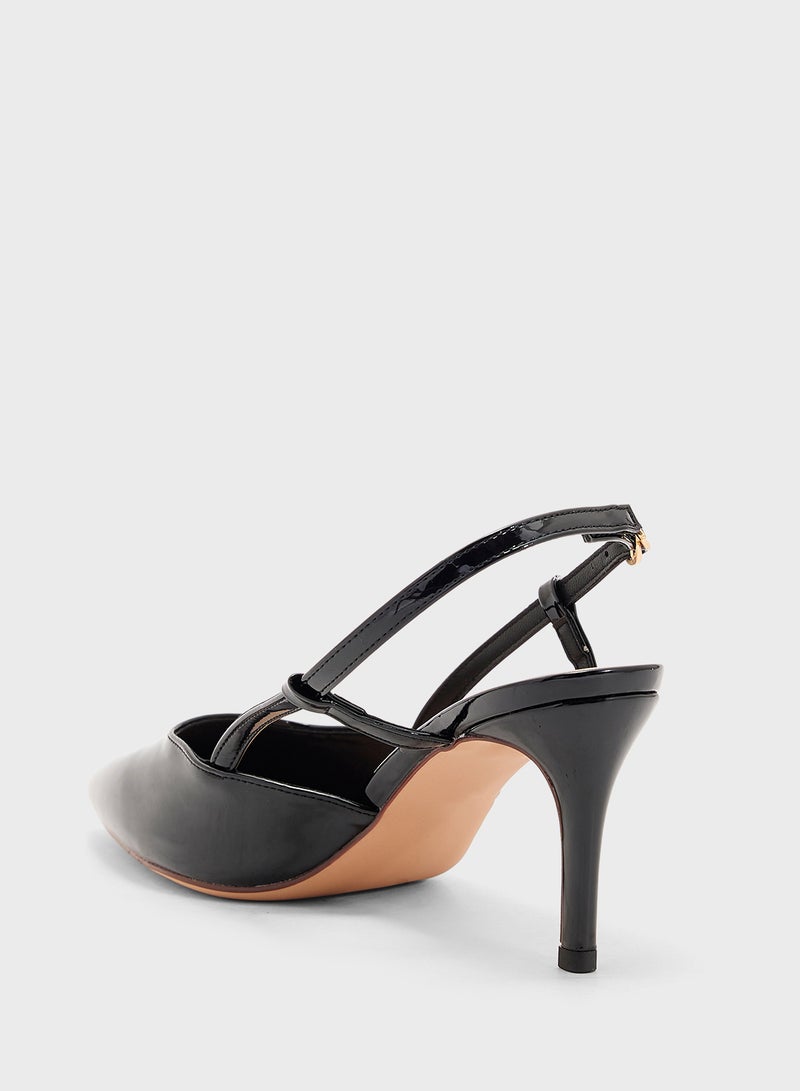 ELLA Womens Classic Heeled Pump  - Image 3