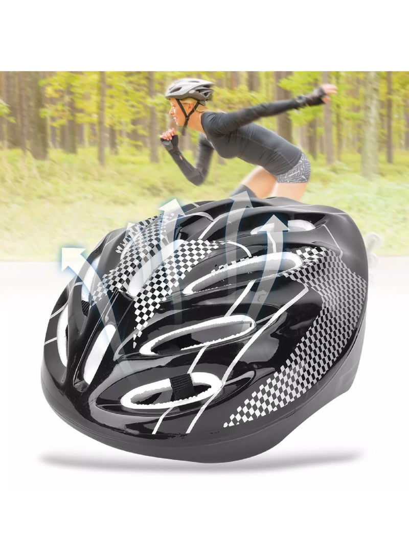 Spall Sports Bike Bicycle Cycling Safety Helmet With Visor Carbon Fiber Skating Sports Helmet  - Image 1