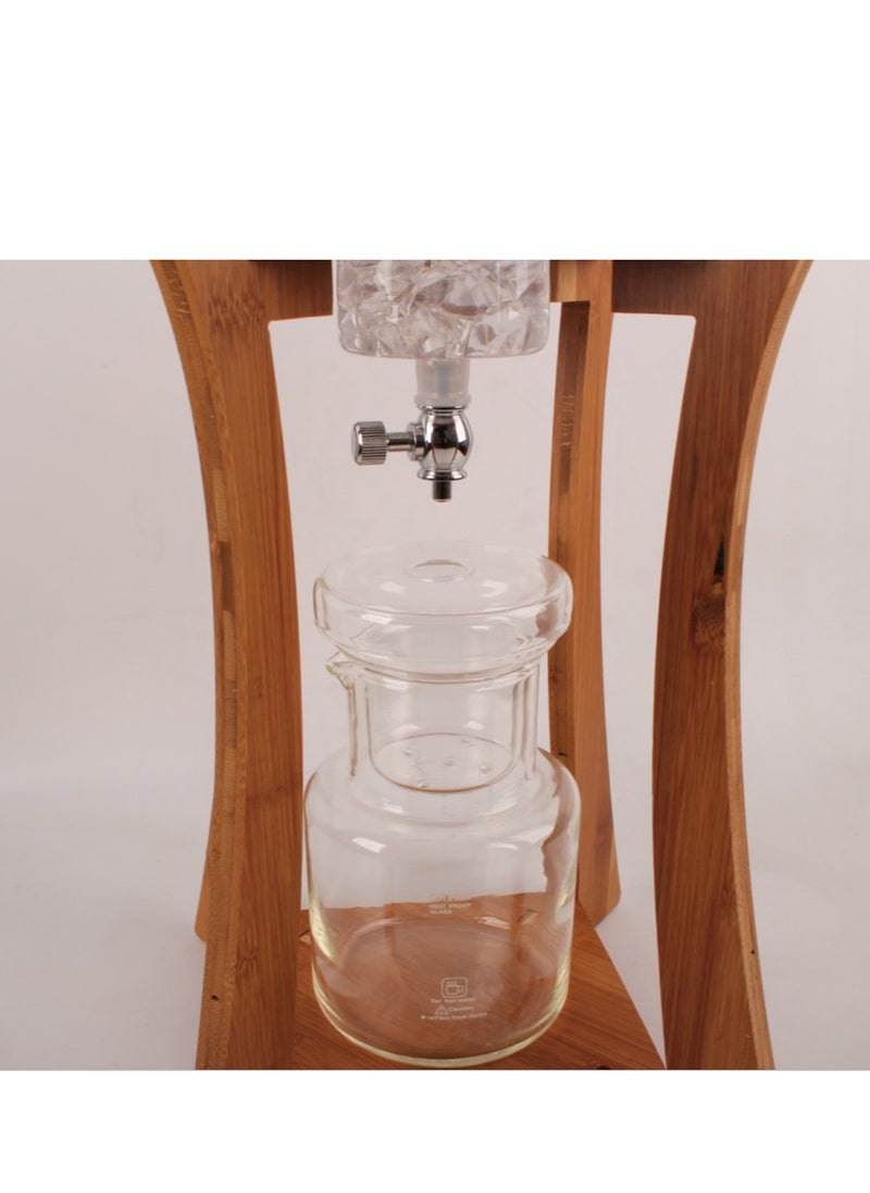Prepare your favorite coffee in a traditional and artistic style, turning it into a refreshing and delicious drink with a hand-drip iced coffee machine