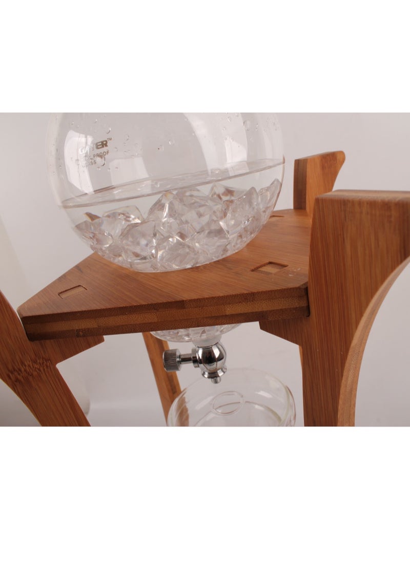 Prepare your favorite coffee in a traditional and artistic style, turning it into a refreshing and delicious drink with a hand-drip iced coffee machine