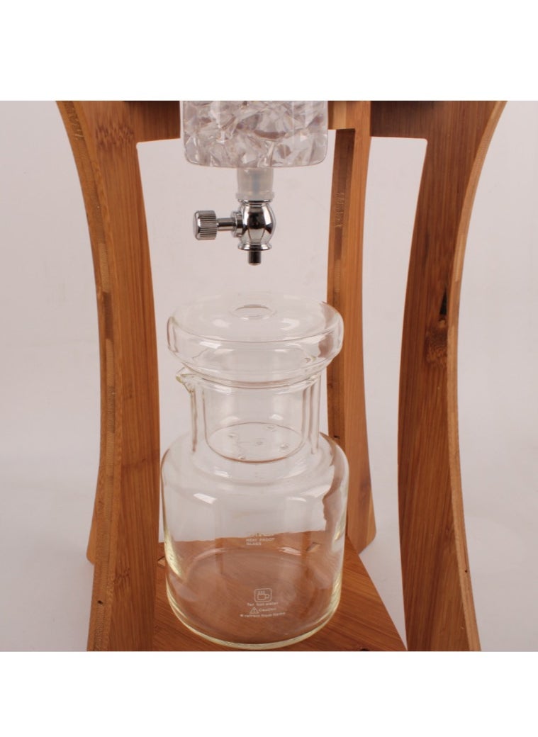 Prepare your favorite coffee in a traditional and artistic style, turning it into a refreshing and delicious drink with a hand-drip iced coffee machine