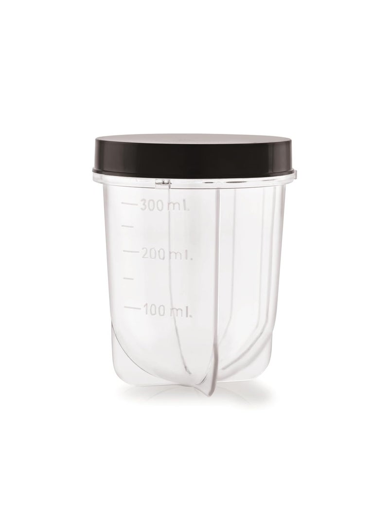 Cookwell Spare Small Jar With Lid For Bullet Mixer Grinder - By Cookwell