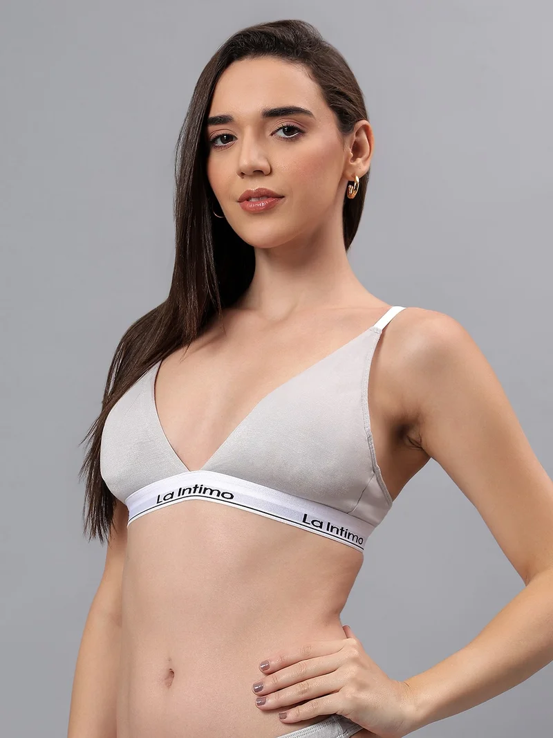 La Intimo Adjustable Straps Semi-Padded Bralette