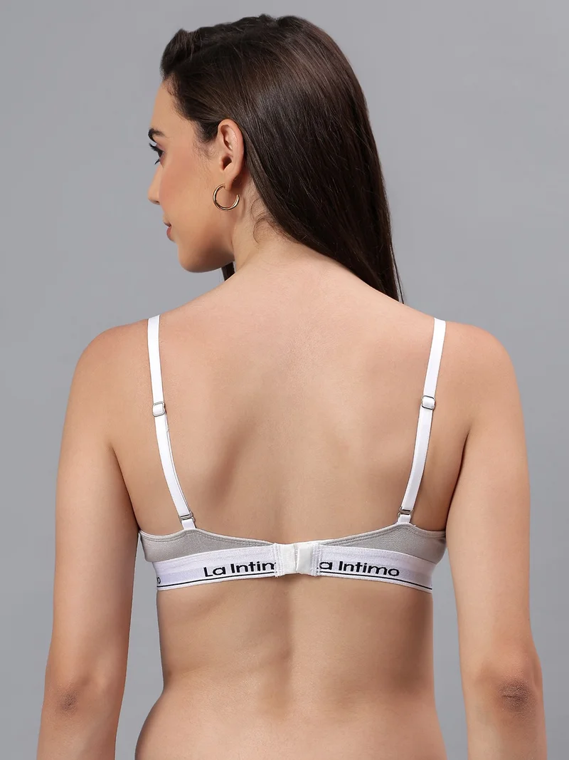 La Intimo Adjustable Straps Semi-Padded Bralette
