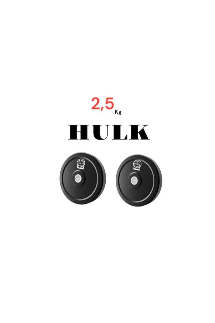 Hulk Hulk Dumbbell Plate Set – 2 Pieces, Each Weighing 2.5 kg  - Image 1