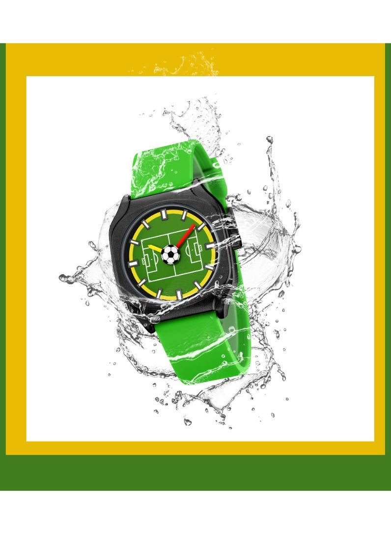 SINOBI World Cup Fans Supplies Football Watch Boys Sports Watch Student Silicone Strap Fashion Watch - Image 5