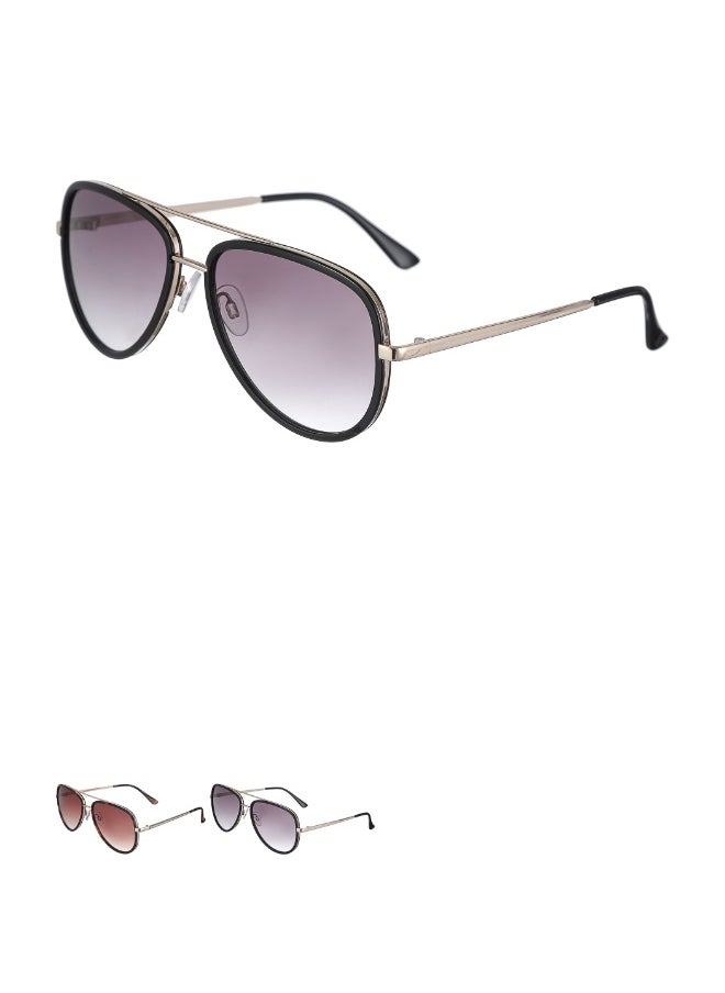 Miniso A trendy pair of gradient aviator sunglasses offering both style and sun protection. 