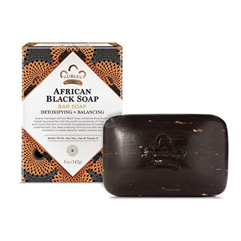 Nubian Heritage Nubian Heritage African Black Bar Soap with Oats and Aloe Vera5 Ounce