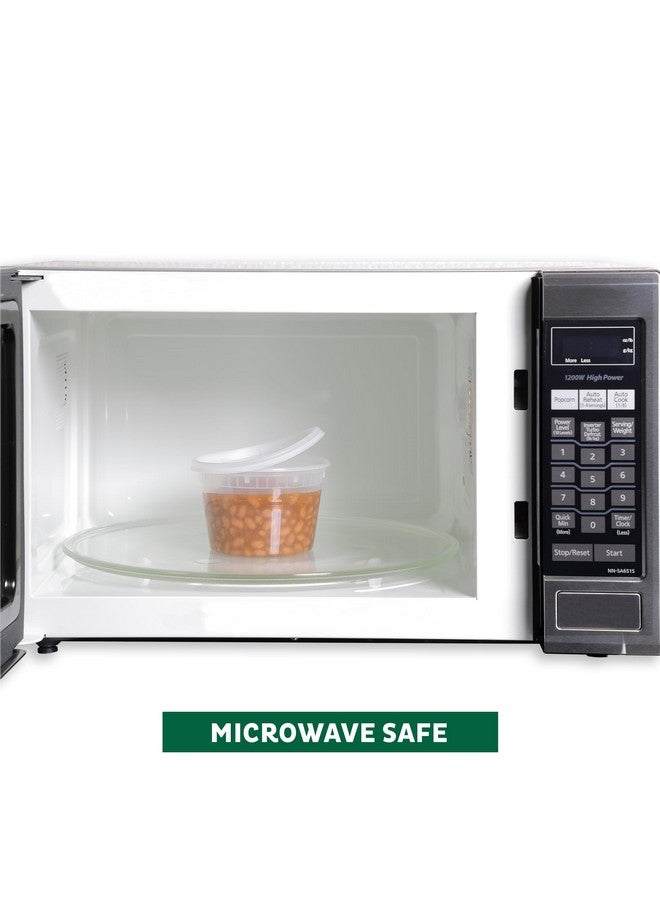 Freshware حاويات تخزين الطعام من فريش وير [50 مجموعة] حاويات بلاستيكية سعة 16 أونصة مع أغطية، للحساء، تحضير الوجبات | خالية من BPA | قابلة للتكديس | مانعة للتسرب | آمنة للاستخدام في الميكروويف/غسالة الصحون/الفريزر - Image 2