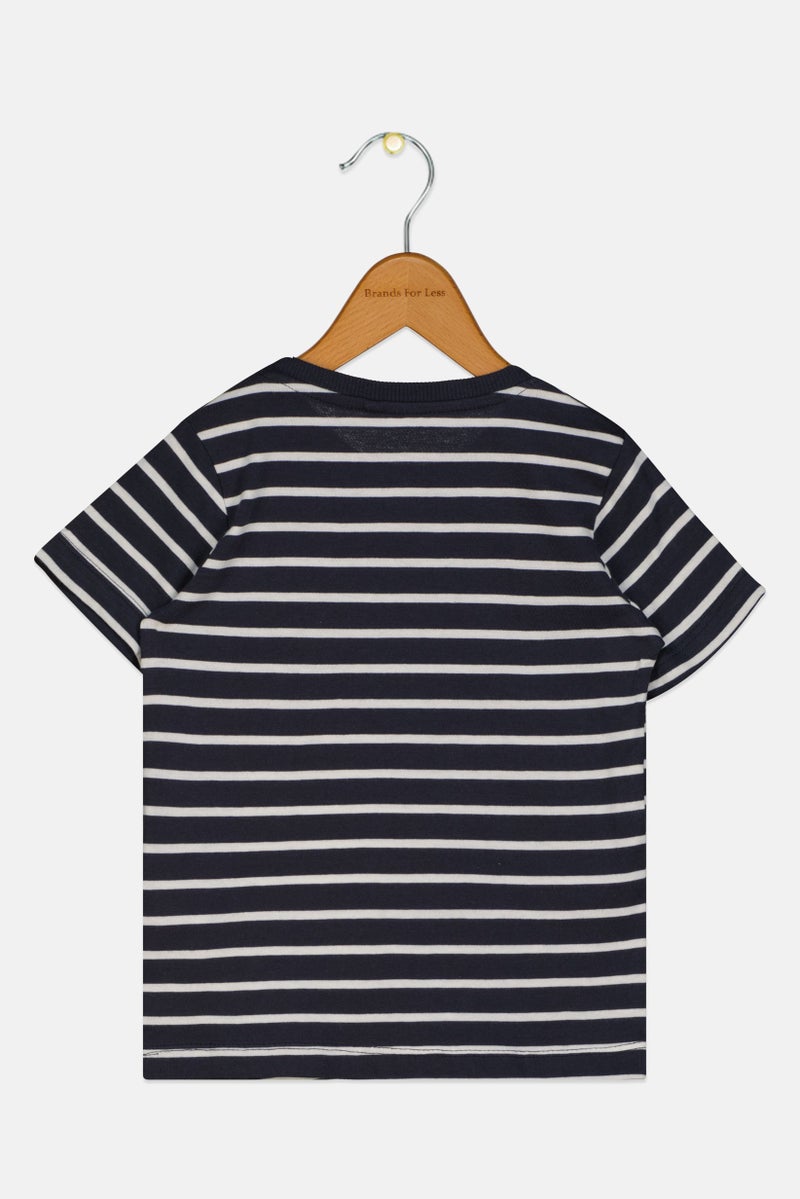 NAME IT تي شيرت قصير الأكمام بألوان متعددة للأطفال الأولاد، ياقة دائرية - Image 2