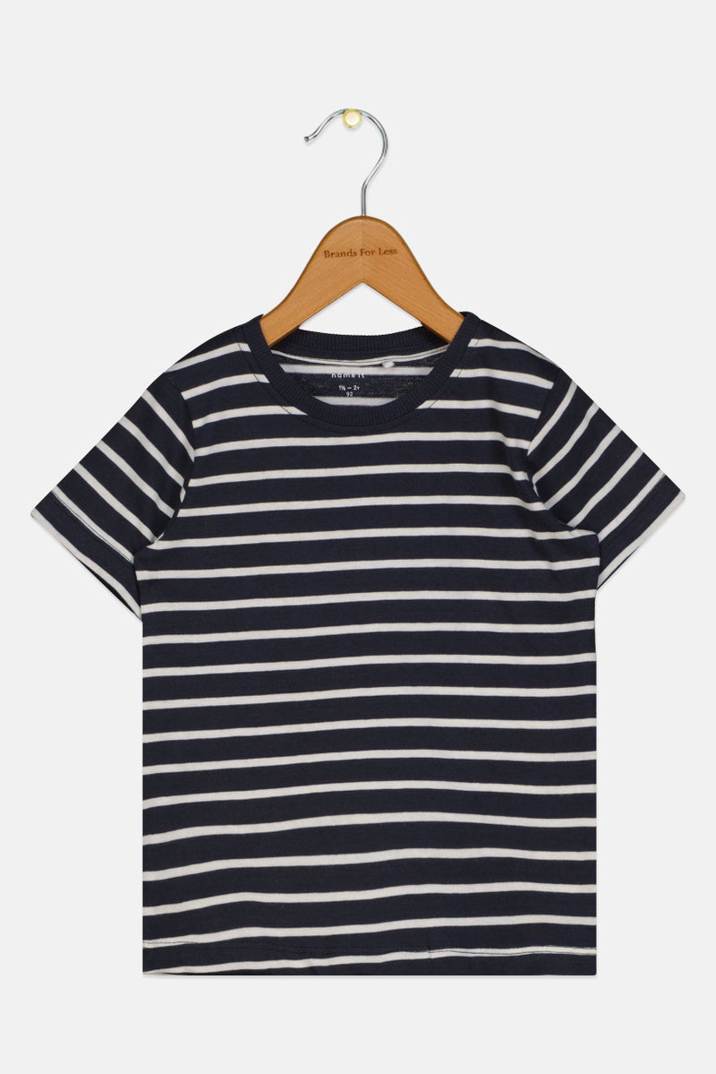 NAME IT تي شيرت قصير الأكمام بألوان متعددة للأطفال الأولاد، ياقة دائرية - Image 1