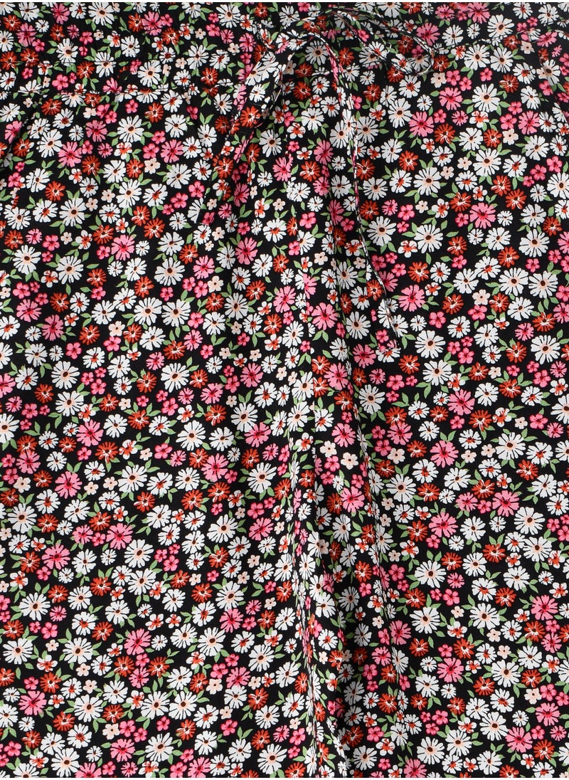 Jelliene Girls All Over Printed Pants 100% Viscose, Soft and Flowy Pants for Girls  - Image 3