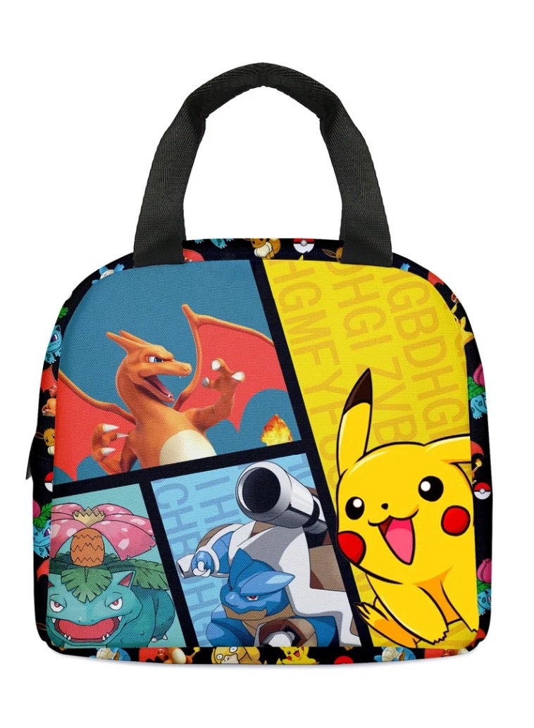 Pokemon Pikachu Cartoon Lunch Bag Meal Bag - Image 1