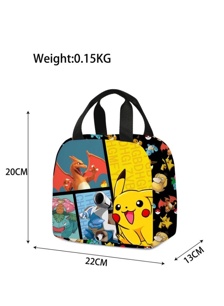 Pokemon Pikachu Cartoon Lunch Bag Meal Bag - Image 2