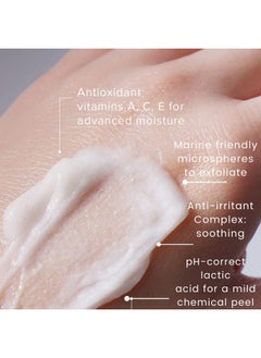 PRIORI Skincare 2Xfoliant Peel + Scrub For Face And Body Lactic Acid Retinol Vitamin C, E At-Home Microdermabrasion Anti-Irritant Dermatologist Tested 6.8 Fl Oz  - Image 1