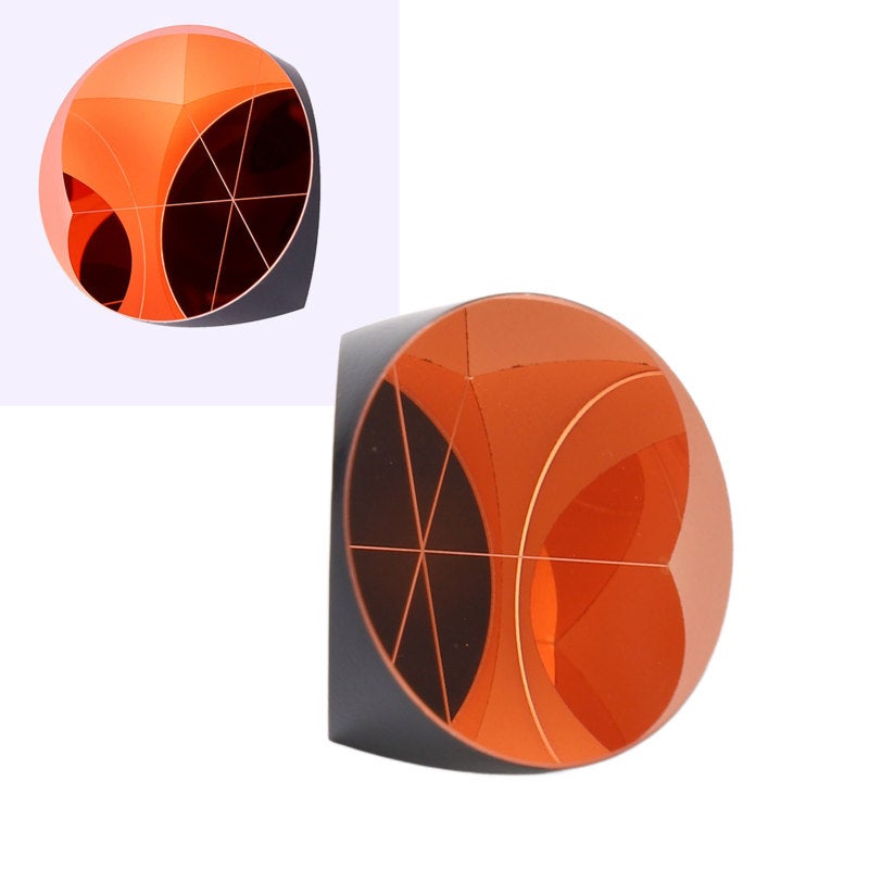 Corner Prism 25.4mm Optical Glass - Fine Polishing Trihedral Retroreflector with Durable Copper Coating for Surveying Professionals & Optical Instruments - Image 1
