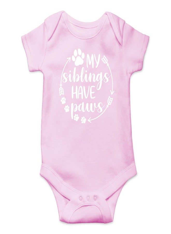Funnwear إخوتي لديهم مخالب - بدلة أطفال أساسية مضحكة - ملابس أطفال أولاد وبنات حديثي الولادة (حديثي الولادة، وردي) - Image 1