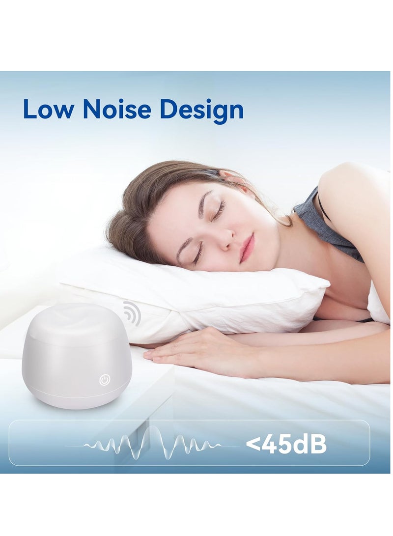 إيسي أكلو المنظف بالموجات فوق الصوتية، آلة تنظيف الأسنان 48 كيلو هرتز، حجيرة تنظيف الأسنان المضادة للماء للحرس الليلي للتنظيف العميق، حرس الفم، المجوهرات، الأبيض - Image 5