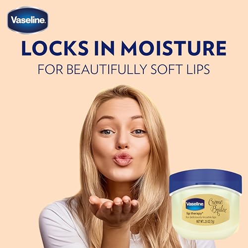 Vaseline Lip Therapy Creme Brulee 0.25 Ounce Jar (8 Pieces) Disply (7ml) - Image 4