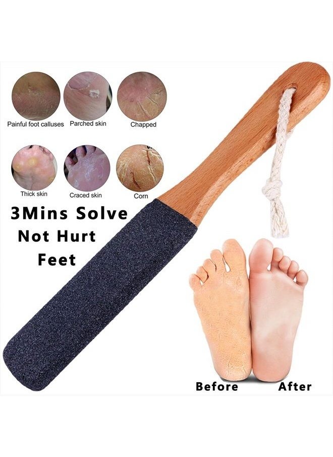 Kinepi - Foot File Callus Remover Foot Scrubber,Professional Pedicure Foot Rasp Removes Cracked Heels,Dead Skin,Corn,Hard Skin,Pumice Stone for Feet Scraper File Brush Tools for Wet and Dry Feet - Image 1