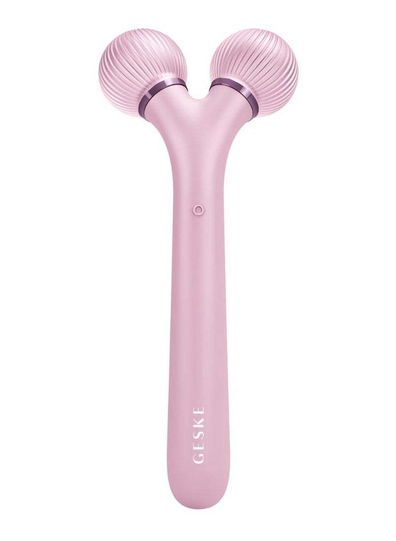 Geske Sonic Facial Roller 4 in 1 SmartAppGuided Pink 1unit - Image 1