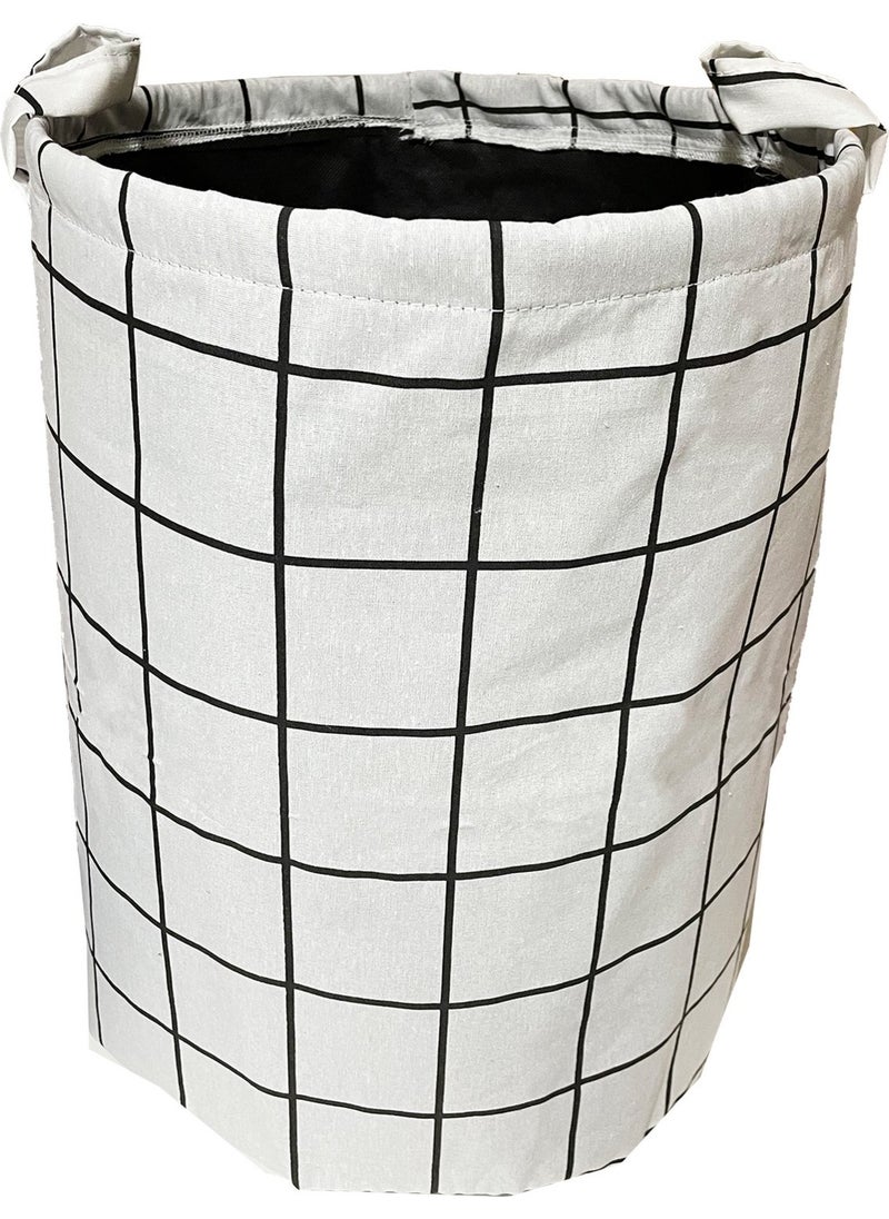 Laundry Basket Double Layer Fabric Foldable Basket - White Panel - pzsku/Z46CD997551E38E8443A1Z/45/_/1730860194/46900c76-c343-4067-aa3d-61308d7b54a5