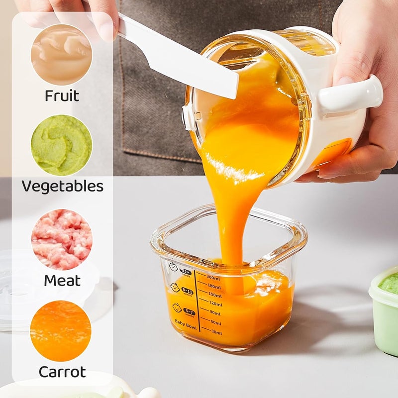 Plodon Baby Food Maker with Glass Bowl & 316 Stainless Steel Blades - One-Step Blender for Homemade Purees - Image 5