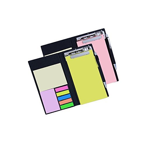 COI Memo Coral and Lemon Green Note pad Organiser/memo Notebook Holder for Office and Gifting Purpose(Set of 2) - Image 1