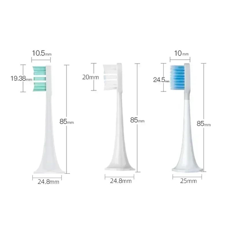 Replacement Sonic Electric Toothbrush Heads 20 White With Anti Dust Caps 20Pcs - Image 5