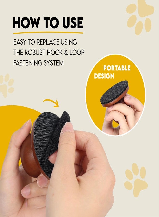 AnimoGoods Dog Nail File, Cat Nail File, Dog Nail File Board - Stress-Free Nail Filing for Dogs, Nail File for Dogs, Dog Scratch Pad for Nails, Handle Made from 100% Real Wood - Image 2