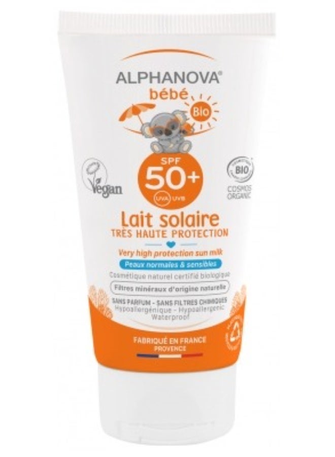 Alphanova Baby Organic SPF50+ Sunscreen Lotion 50ml - Image 1